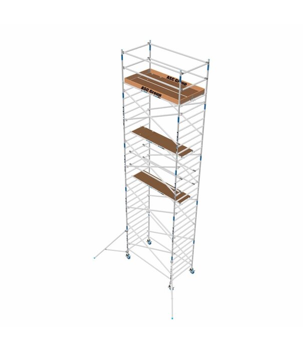 ASC ASC Rollgerüst 1,35 x 2,50 Arbeitshöhe 10 m mit Anhänger