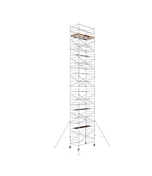 ASC ASC échafaudage roulant 1,35 x 2,50 HT 14 m + remorque