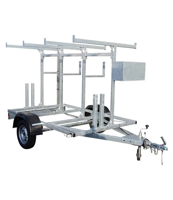 ASC Échafaudage roulant ASC 1,35 x 2,50 HT 12 m + remorque