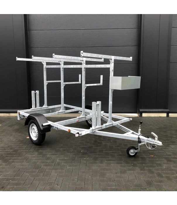 ASC Échafaudage roulant ASC 1,35 x 2,50 HT 12 m + remorque