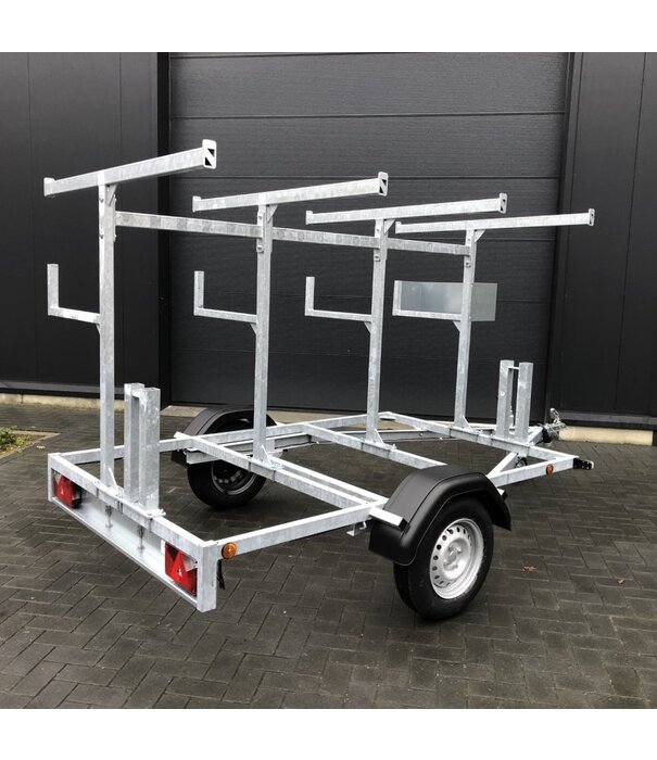 ASC Échafaudage roulant ASC 1,35 x 2,50 HT 14 m + remorque