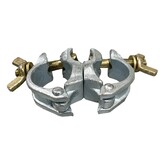 Collier orientable  en acier 51/51 mm avec écrous à oreil (4 pièces)