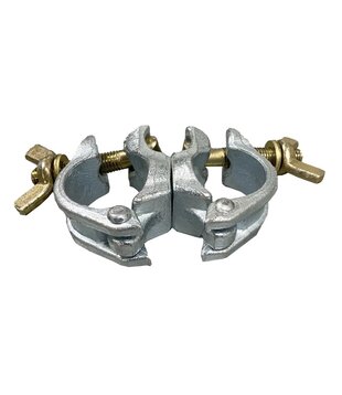 Collier orientable  en acier 51/51 mm avec écrous à oreil (4 pièces)