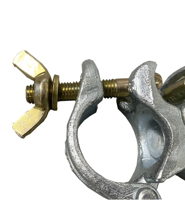 Collier orientable  en acier 51/51 mm avec écrous à oreil (4 pièces)
