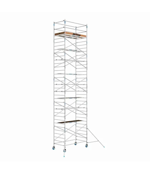 ASC ASC tour roulante universelle 1,35 x 2,50 hauteur travail 11,2 m