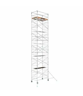 ASC tour roulante universelle 1,35 x 2,50 hauteur travail 12,2 m