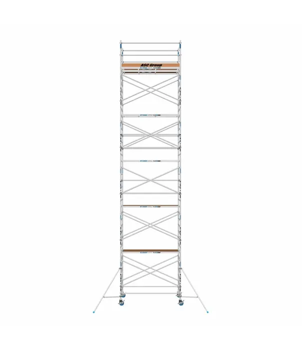 ASC ASC tour roulante universelle 1,35 x 2,50 hauteur travail 12,2 m