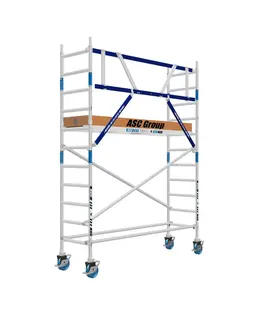 Échafaudage roulant ASC AGS Pro single 75 x 250 x 4,2 m hauteur travail