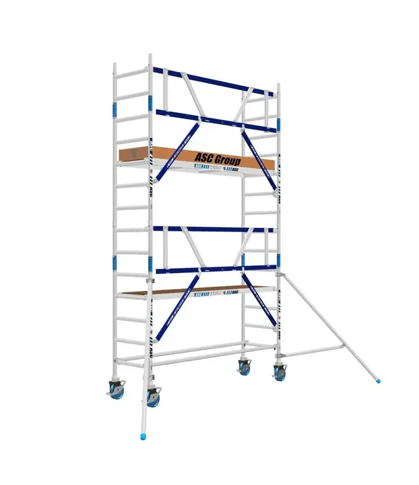 ASC Échafaudage roulant ASC AGS Pro single 75 x 250 x 5,2 m hauteur travail