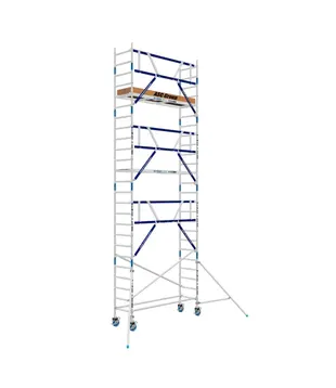 Échafaudage roulant MDS 75 x 190 x 8,2 m hauteur travail