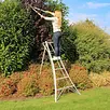 Hendon Vultur 3-Holm-Gartenleiter 180 cm mit 1 Holm verstellbar