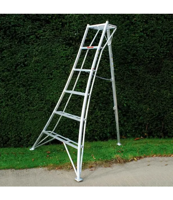 Vultur ladders Vultur 3-Holm-Gartenleiter 180 cm mit 1 Holm verstellbar