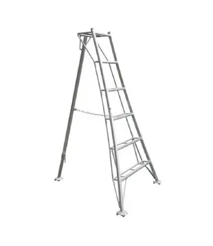 Échelle tripode Vultur 180 cm avec 1 pied réglable