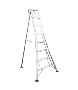 Échelle tripode Vultur 240 cm avec 1 pied réglable