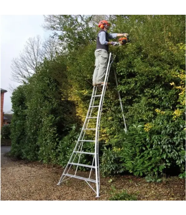 Hendon tripod ladders Vultur 3-Holm-Gartenleiter 360 cm mit 1 Holm verstellbar