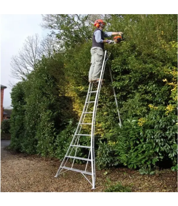 Hendon tripod ladders Vultur tripod ladder 360 cm met 1 poot verstelbaar