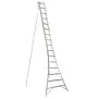 Vultur tripod ladder 480 cm met 1 poot verstelbaar