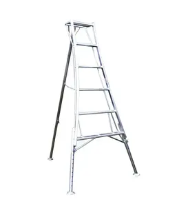 Échelle tripode Vultur 180 cm avec 3 pieds réglables
