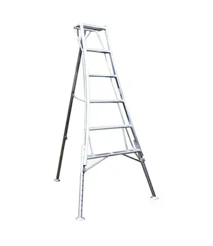 Échelle tripode Vultur 180 cm avec 3 pieds réglables