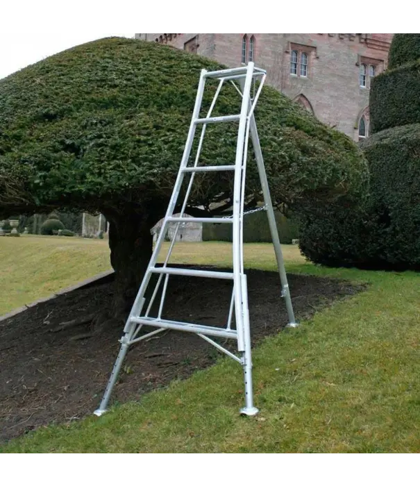 Vultur ladders Vultur Gartenleiter 180 cm mit 3 Holme verstellbar