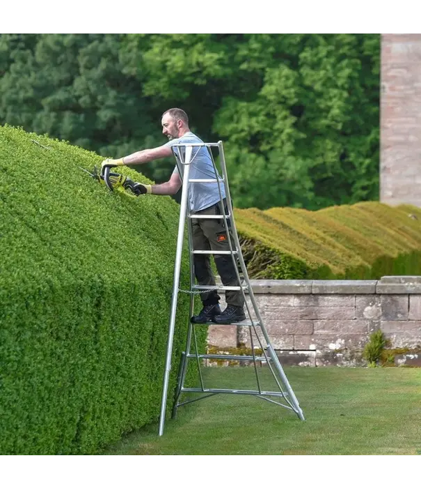 Vultur ladders Vultur tripod ladder 240 cm met 3 verstelbare poten