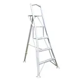 Vultur tuinladder 180 cm met platform en 1 poot verstelbaar