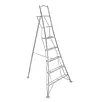 Hendon Vultur tripod ladder 240 cm met platform en 1 poot verstelbaar