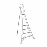 Vultur tuinladder 300 cm met platform en 1 poot verstelbaar