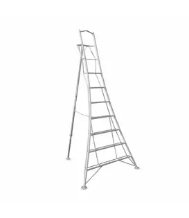 Vultur tuinladder 300 cm met platform en 1 poot verstelbaar