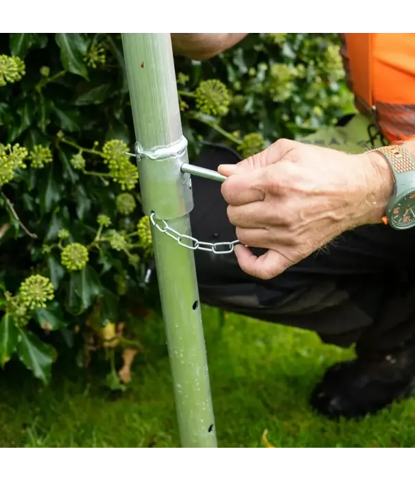 Hendon Vultur échelle de jardin 300 cm avec plate-forme et 1 pied réglable