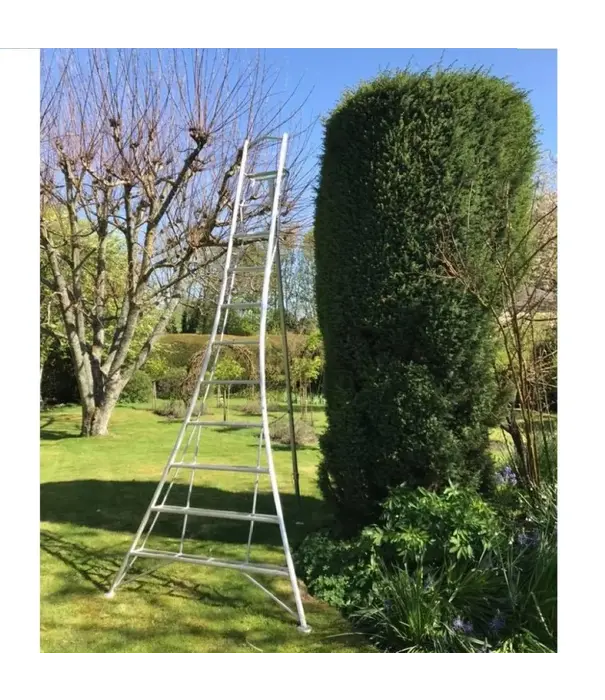 Hendon tripod ladders Vultur Gartenleiter 360 cm mit Plattform und 1 Holm verstellbar