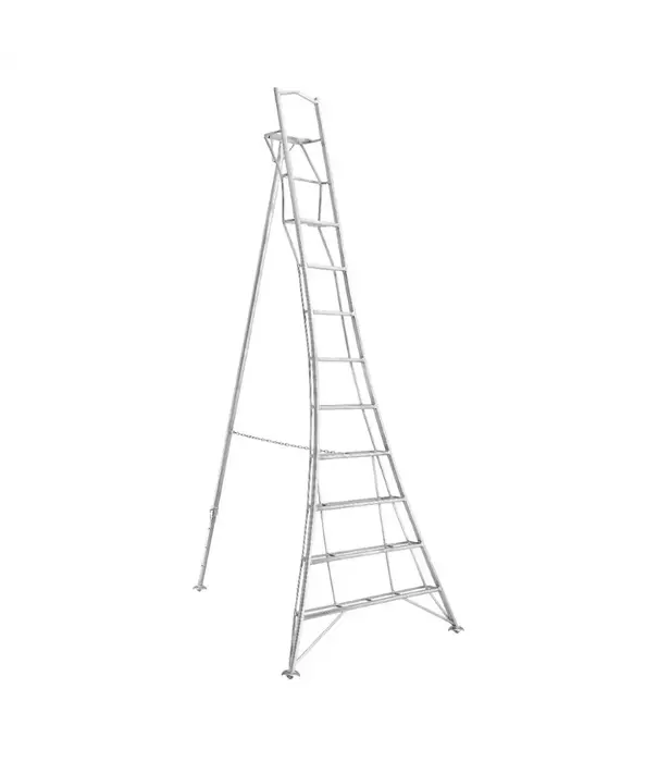 Hendon tripod ladders Vultur échelle de jardin 360 cm avec plate-forme et 1 pied réglable