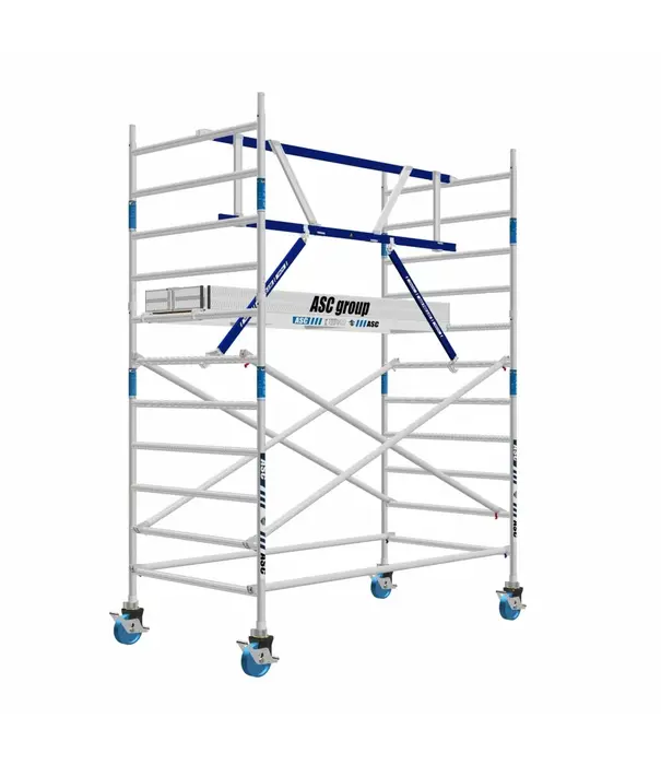 ASC Rollgerüst mit Montageschutzgeländer 135-190 x 4,2 m Arbeitshöhe