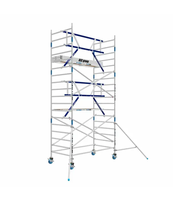 ASC Échafaudage roulant MDS 135 x 190 x 6,2 m hauteur travail