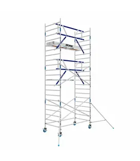 Échafaudage roulant MDS 135 x 190 x 7,2 m hauteur travail