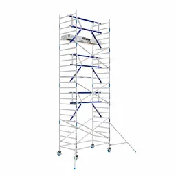 ASC Rollgerüst mit Montageschutzgeländer 135-190 x 9,2 m Arbeitshöhe