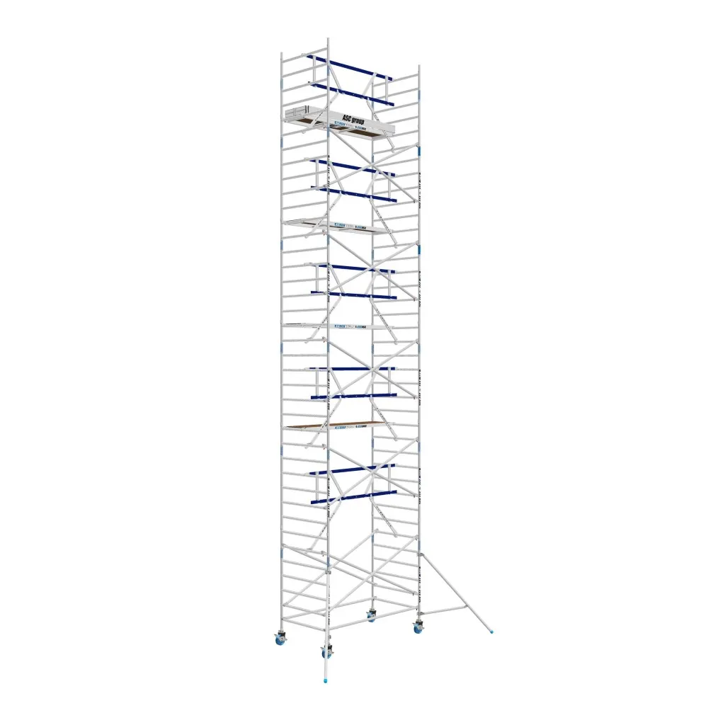 ASC Rollgerüst mit Montageschutzgeländer 135-190 x 13,2 m Arbeitshöhe