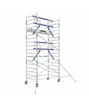 Échafaudage roulant MDS 135 x 250 x 6,2 m hauteur travail