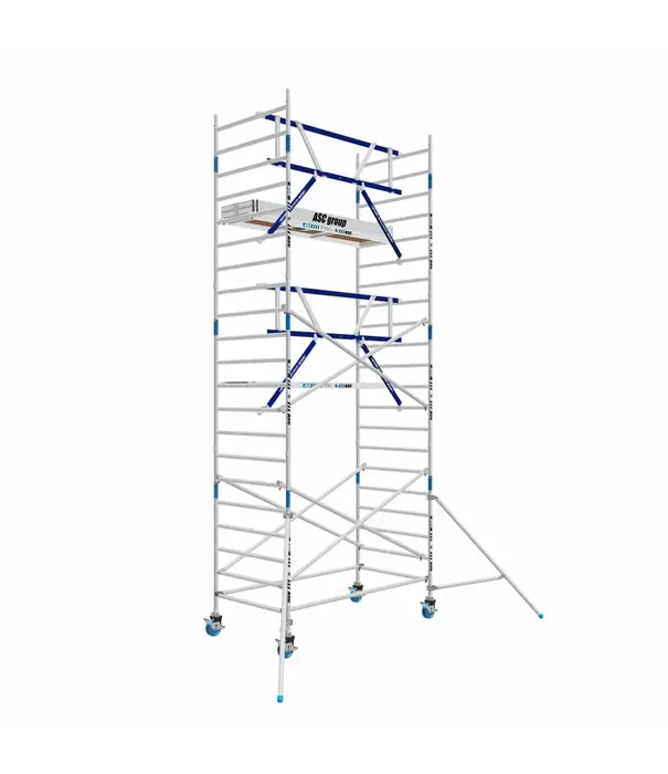 ASC Échafaudage roulant MDS 135 x 250 x 7,2 m hauteur travail