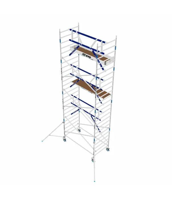 ASC Échafaudage roulant MDS 135 x 250 x 8,2 m hauteur travail