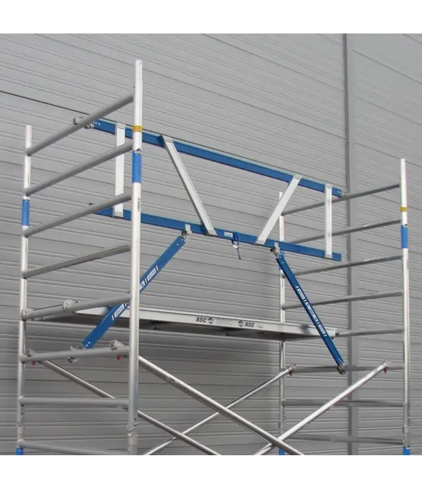 ASC Échafaudage roulant ASC AGS Pro single 135 x 250 x 10,2 m hauteur travail