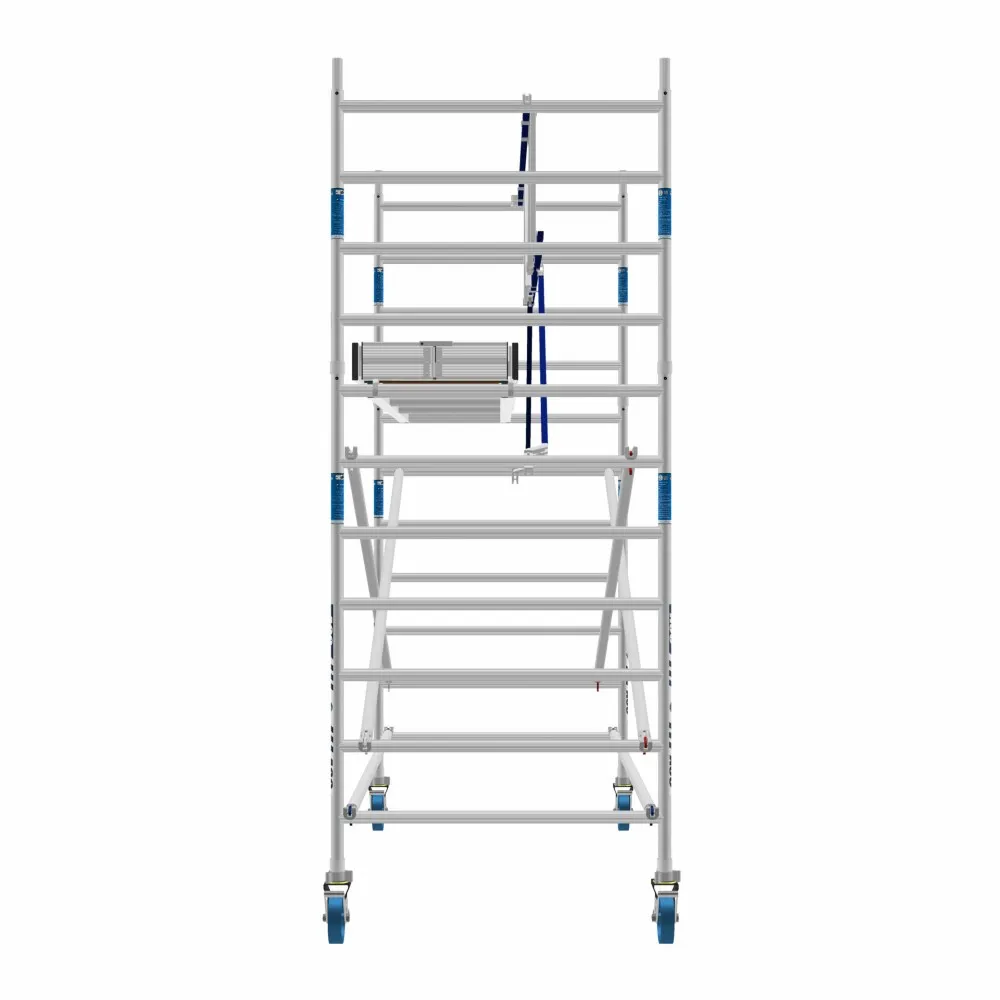 ASC Rollgerüst mit Montageschutzgeländer 135-305 x 4,2 m Arbeitshöhe