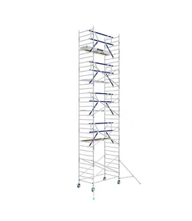 Rollgerüst mit Montageschutzgeländer 135-305 x 11,2 m Arbeitshöhe