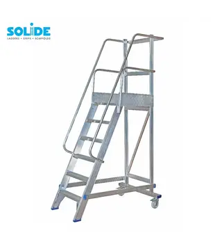 Solide mobiele bordestrap 6 treden MBT06