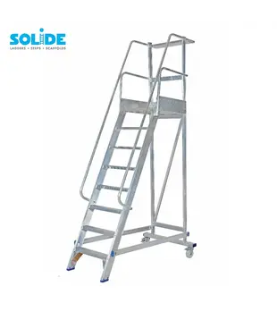 Solide mobiele bordestrap 8 treden MBT08