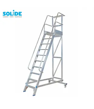 Solide mobiele bordestrap 10 treden MBT10