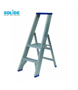 Solide Stufen-Stehleiter 2 Stufen PT2
