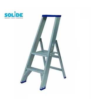 Solide Stufen-Stehleiter 2 Stufen PT2