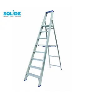 Solide Stufen-Stehleiter 8 Stufen PT8