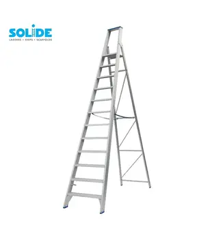 Solide Stufen-Stehleiter 12 Stufen PT12